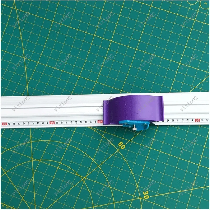 

Aluminum Alloy Cutting Ruler Non-slip Protective Straight Edge Ruler for Advertising Craft Cutting
