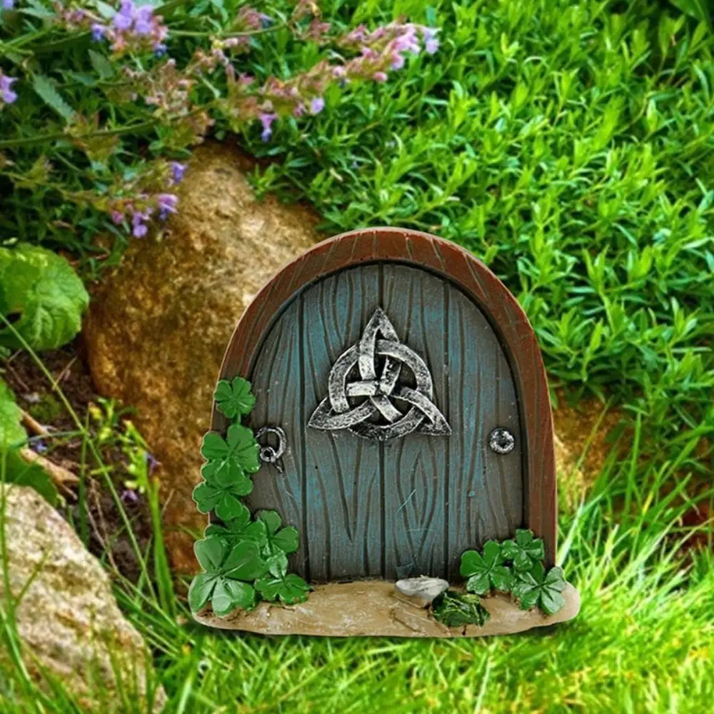 

Wooden Elven Gate Miniatures Creative Cute Mini Fairy Doll Gate Fairy Gate Fairy Tales Doll House