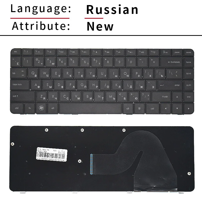 Brazil Spain Keyboard For Hp COMPAQ G42 CQ42 AX1 G42-100 G42-200 G42-300 G42-400 SP Teclado Laptop / Notebook QWERTY black