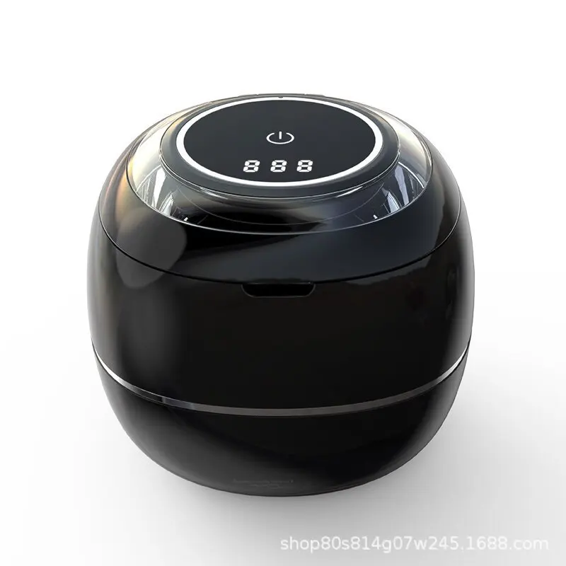 Portable Mini Electric Household Sonic Cleaner Machine Stainless Steel for Jewelry Dentures Aligner Retainer