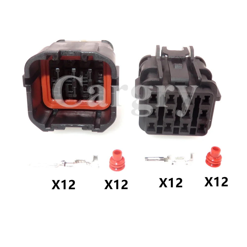 1 Set 12P 7123-7923-30 MG640348 MG610346-5 AC Assembly Excavator Throttle Motor Electric Wiring Waterproof Socket