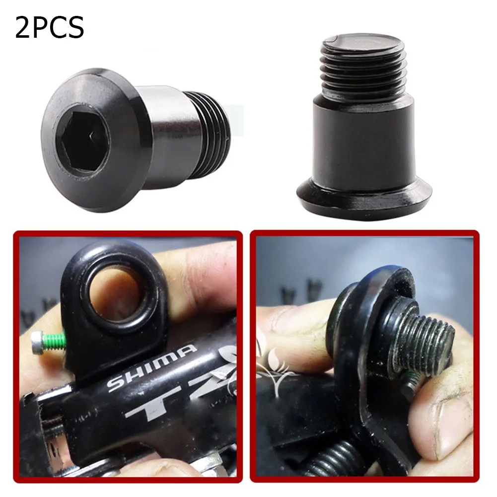 2pcs Bike Rear Derailleur Fixing Bolts MTB Jockey Wheel Screws Aluminum Alloy Bike Repair Parts For TZ50 /TX35 Rear Derailleur