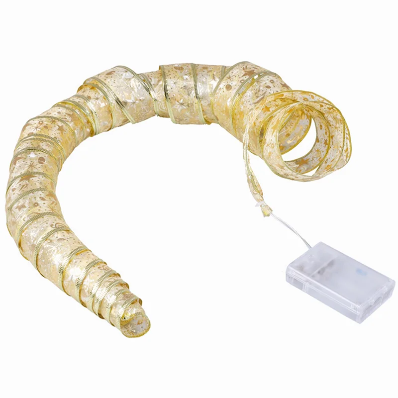 GOOD-4M 40 светодиодов Рождественская елка Лента Свет Украшения Гирлянды DIY Кружевные банты Гирлянда Домашний декор Новогодний свет