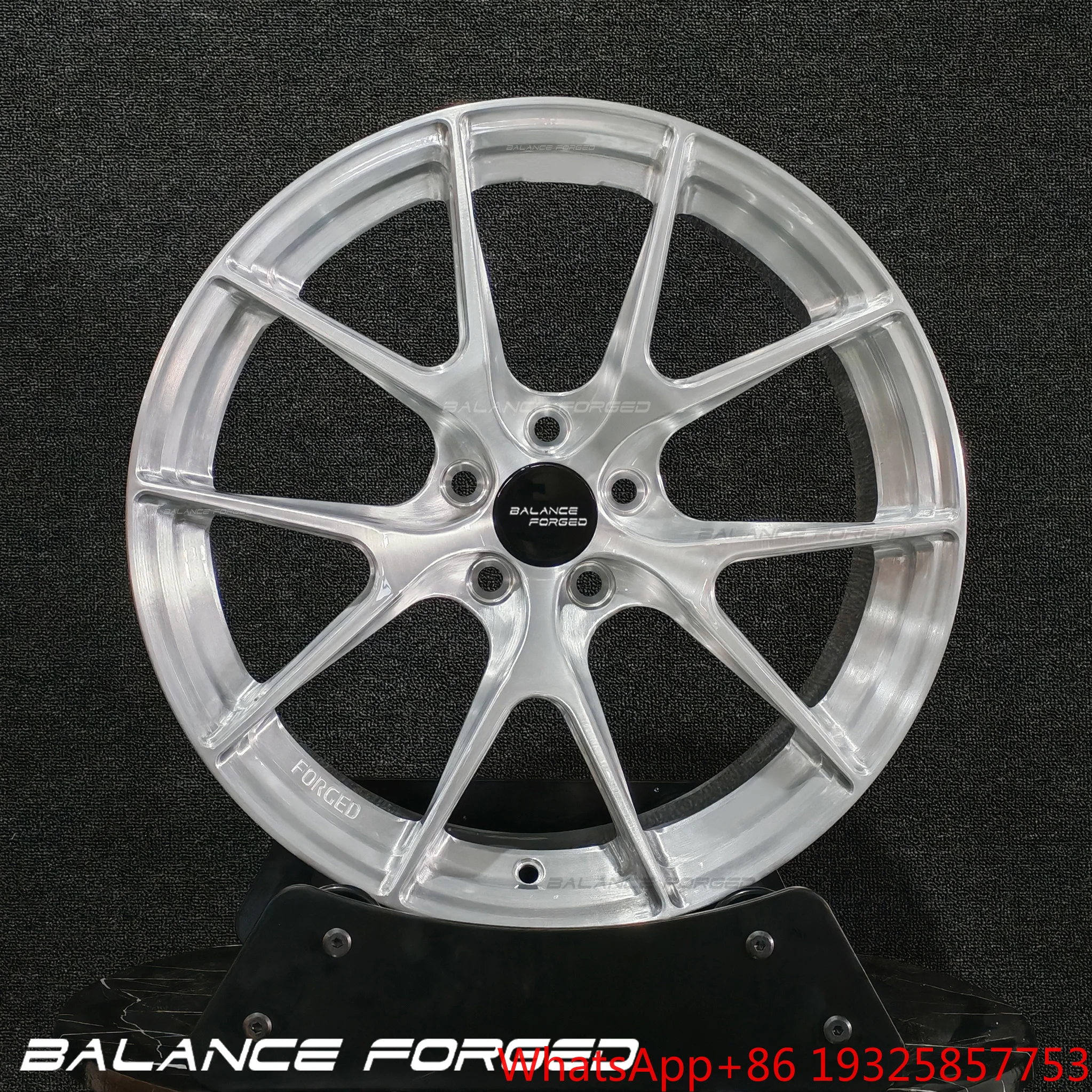 VS5RS Forged Glossy Brushed Silver 18 19 20 21 Inches Deep Dish Lightweight 5 Spokes Y Shaped Popular Design 5x112 5x120 for