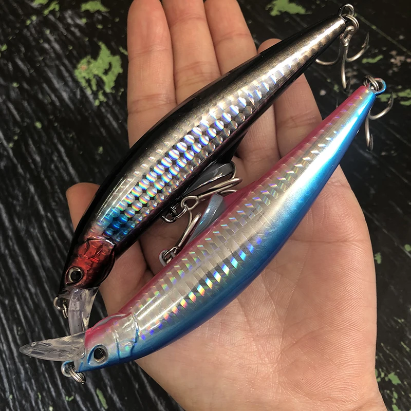 Heavyweight Sinking Minnow Fishing Lures 120mm 45g Long Casting Artificial Hard Bait Saltwater Trout Bass Wobblers for Pike image 2