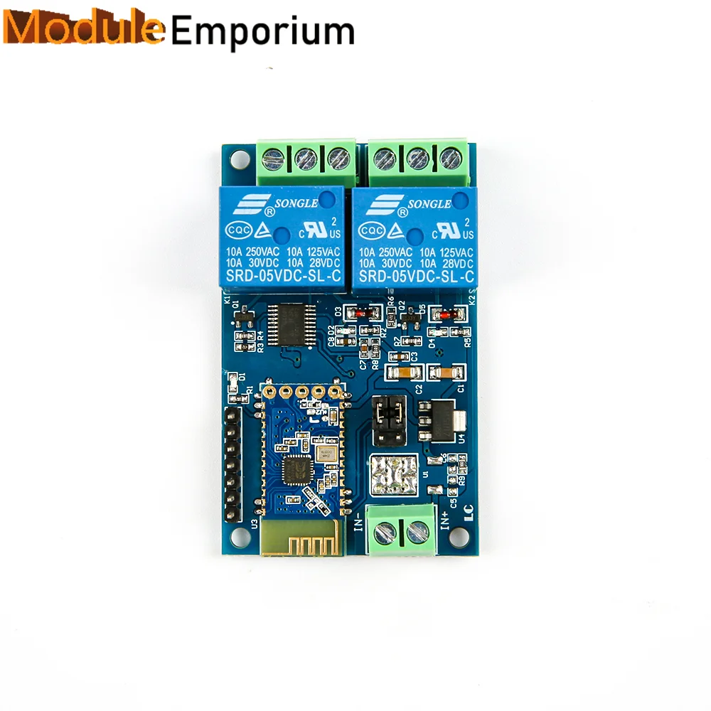 5V 2-Channel Relay Module Smart Home Mobile APP Remote Control Switch Dual Wifi Module