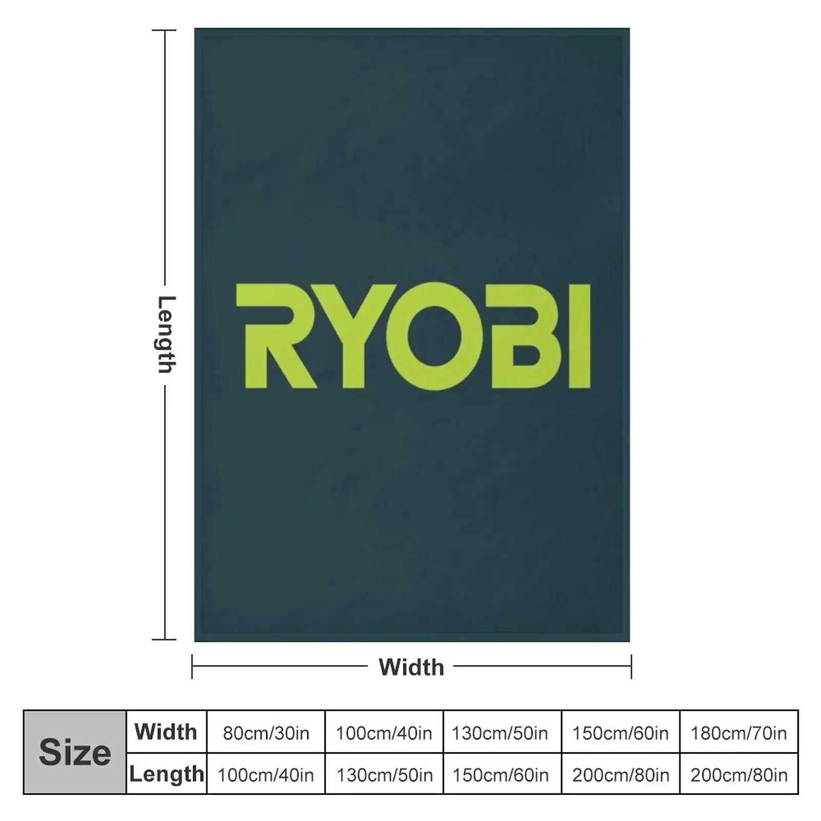 Ryobi Tools Throw Blanket Stuffeds for winter Beach Furry Blankets