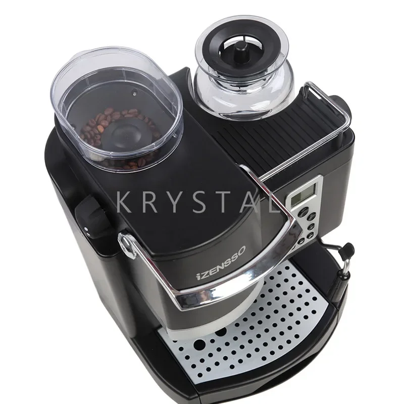 Automatic Espresso Machine In English Version Coffee Maker With Grind Bean And Froth Milk For Home Or Coffee Shop SN-8650