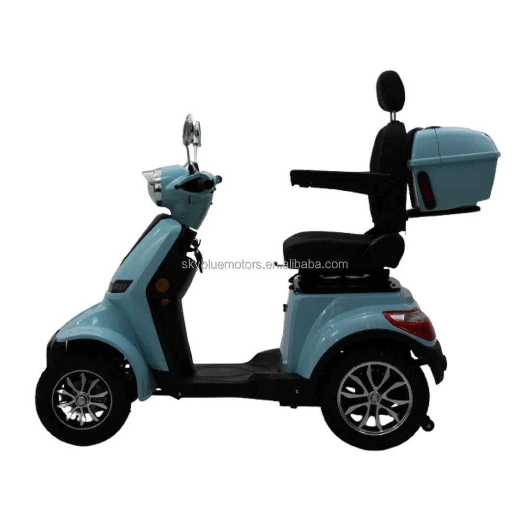 

Factory Hot Selling Factory Wholesale Price Electric Moped Scooter 1000W 25km/h Long Range 4 Wheel Electric Mobility Scooter SKD