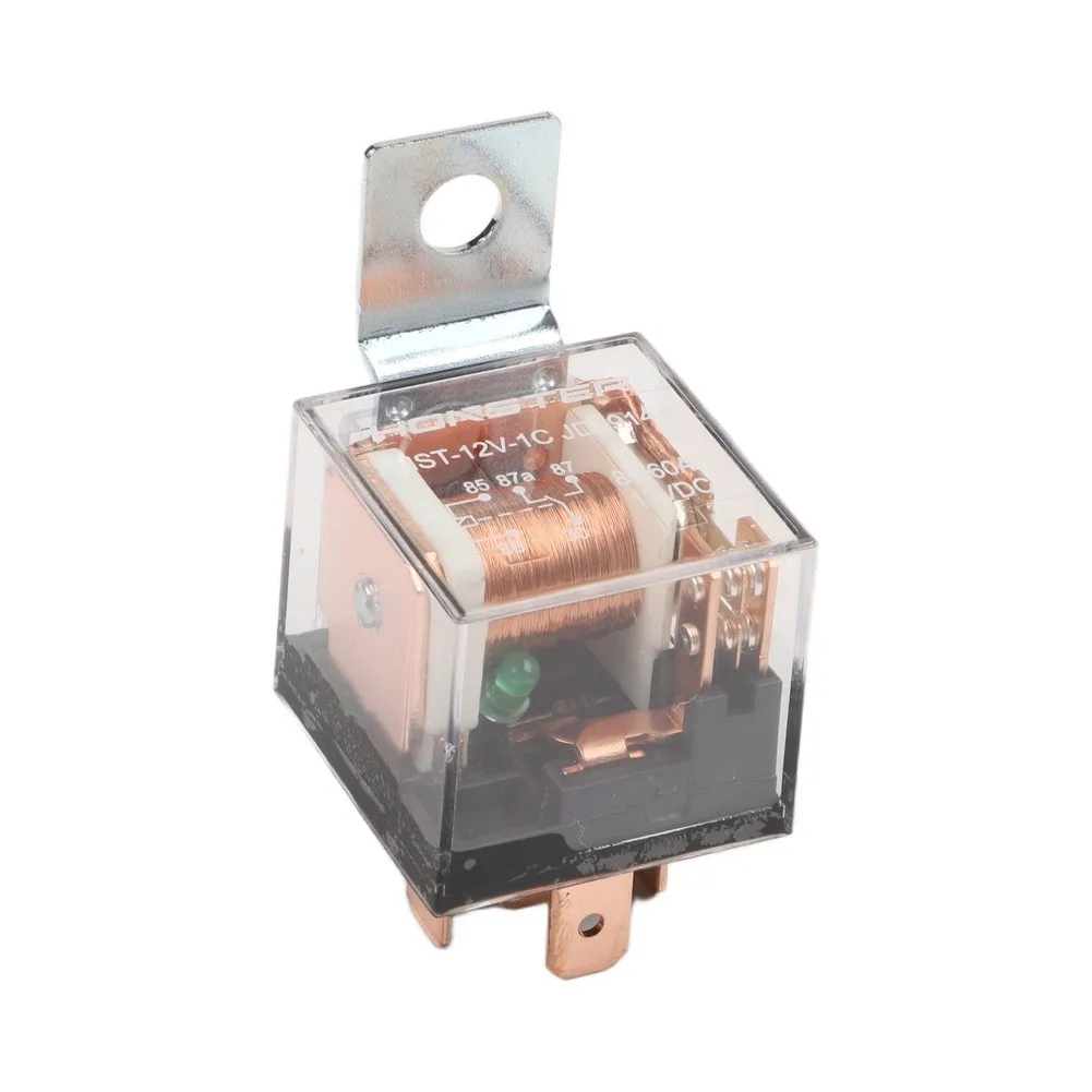 JD1914 12V Relay Kit 5 Pack with Socket for 5-Pin Conversion in Automotive Audio Security Lighting and Electrical Applications