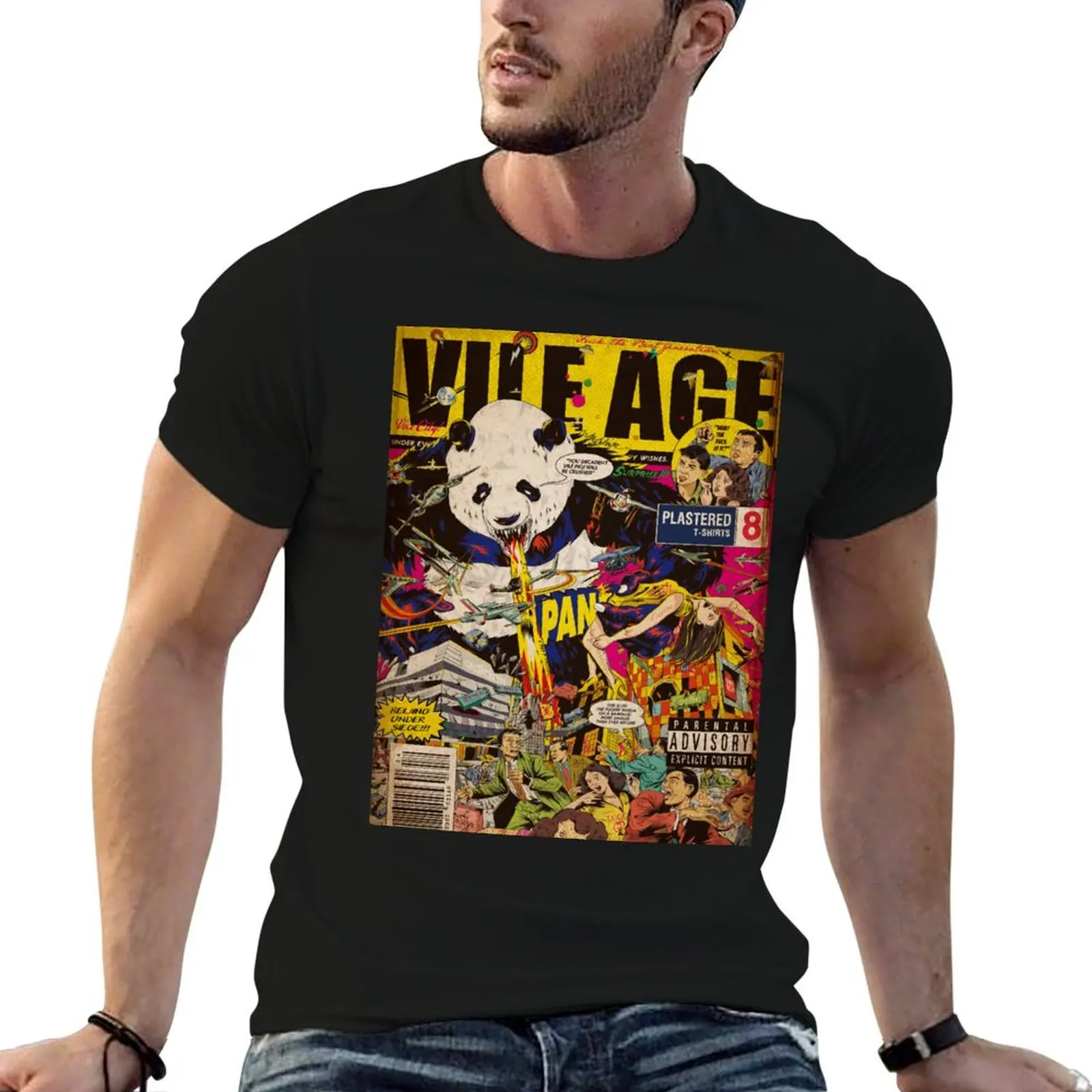 Vile Age T-Shirt man clothes for a boy mens cotton t shirts