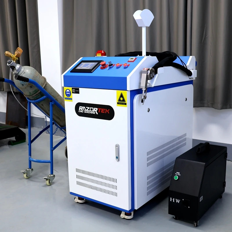 Razortek handheld fiber laser welding cleaning cutting 3 in 1 laser machine with factory price