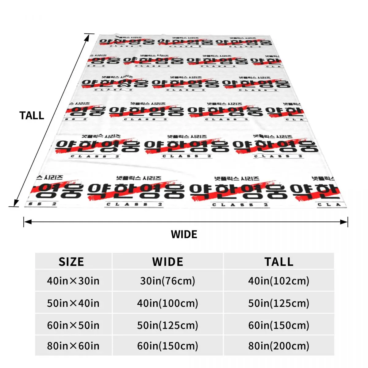 Kdrama Weak Hero Class 2 Logo Blanket Soft Warm Flannel Throw Blanket Plush for Bed Travel Home Couch