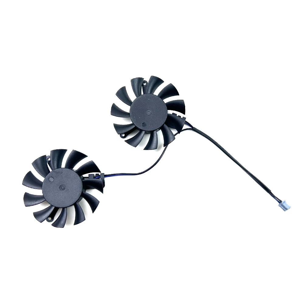 NOWY wentylator chłodzący 46mm 2pin HA5510H12F-Z 2pin 0.30A GTX1650 LP OC GPU FAN do MSI GTX1650 LP OCV1 wentylator zamienny karty graficznej