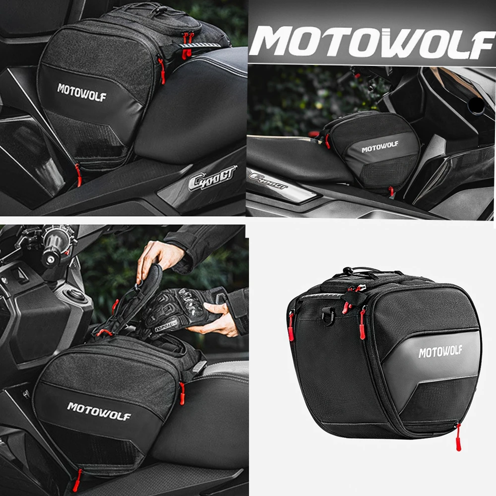 

Scooter Tunnel Bag EVA Hard Shell Motorcycle Fuel Tank Bag Pedal Saddle Bag for Yamaha XMAX 125 250 300 400 NMAX 125 155 160