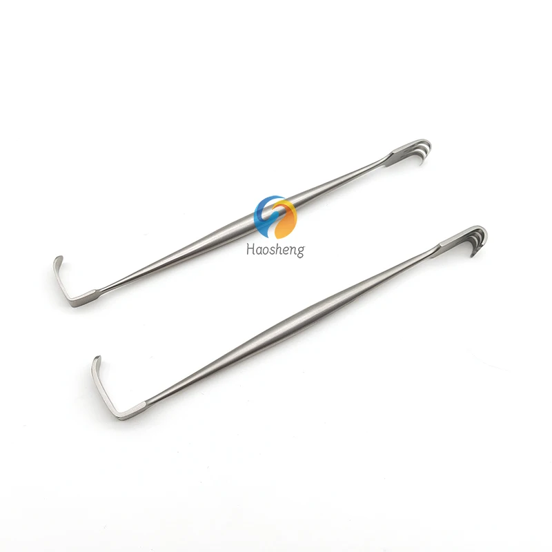 Stainless Steel Plastic Beauty Senn Muller Retractor Micro-Fine Double Eyelid Double Head Plastic Nose Eyelid Retractor