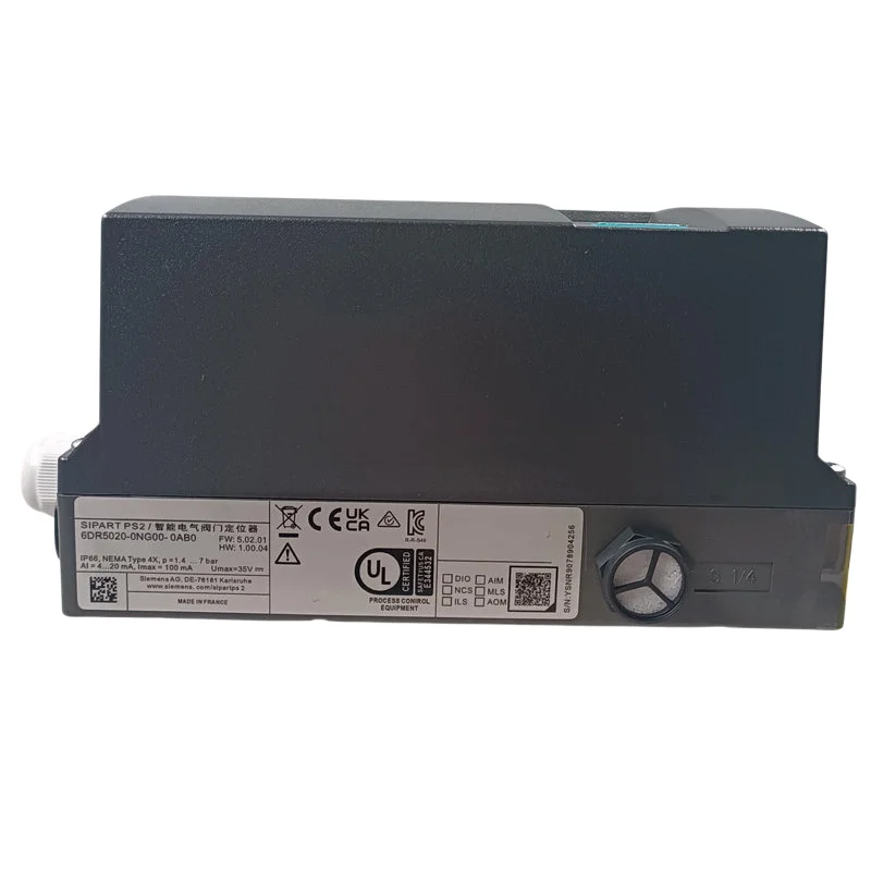 6DR5310-0NG00-0AB0 SIPART PS2 Electropneumatic Valve Positioner Single Acting Actuator Control Parts