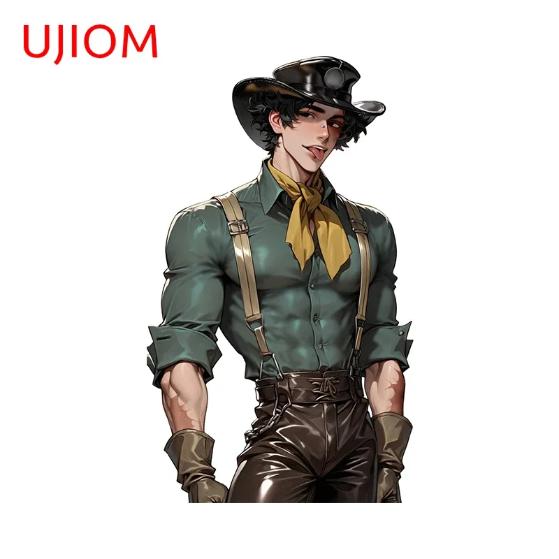 UJIOM Identity V Norton Campbell Wall Stickers Handesome Strong Man Graphics Decals Perfect Skateboard Bathroom Decoration