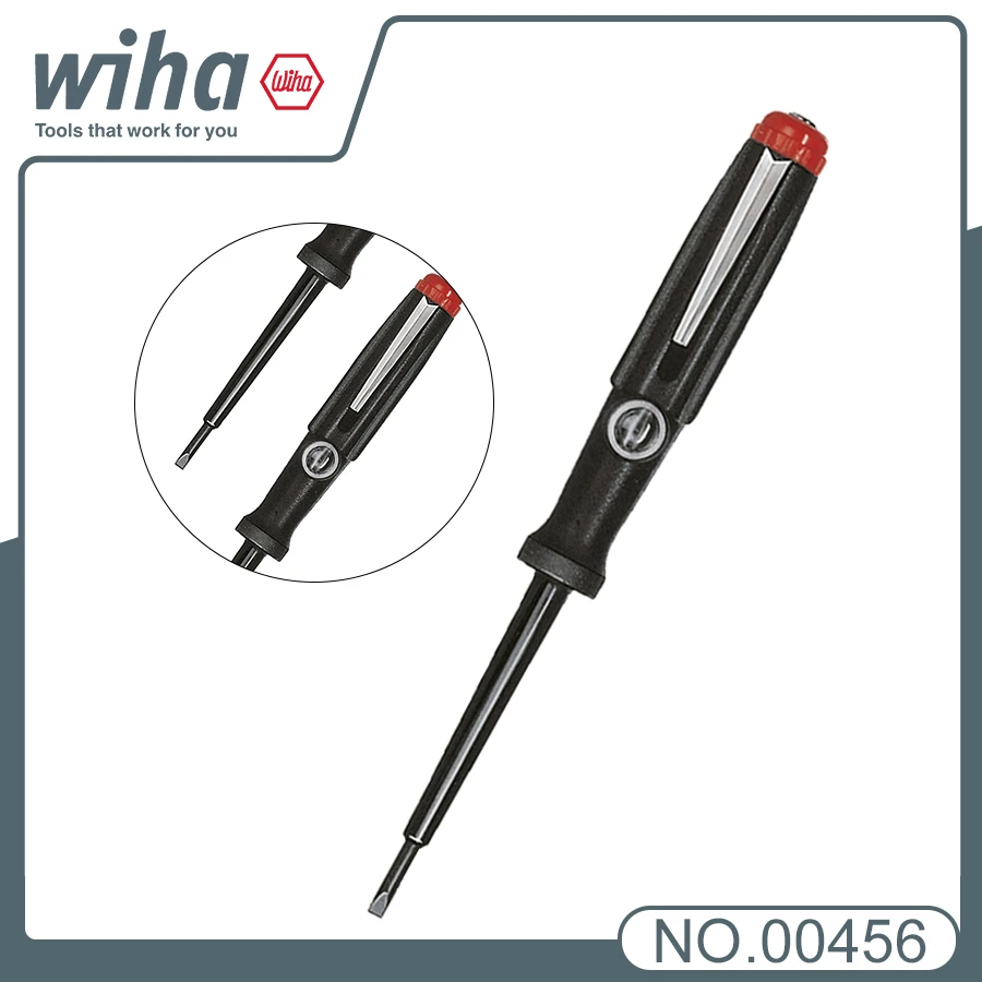 

WIHA Measuring Circuit Tester Screwdriver Electrical Pen Voltage Tester for Slotted Screws