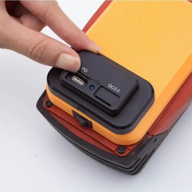 Imagem -02 - Adaptador de Fonte de Alimentação Usb para Hilti Carregador Rápido 22v B22 Cpc Baterias Li-ion pd Qc3.0 Bateria Não Incluída