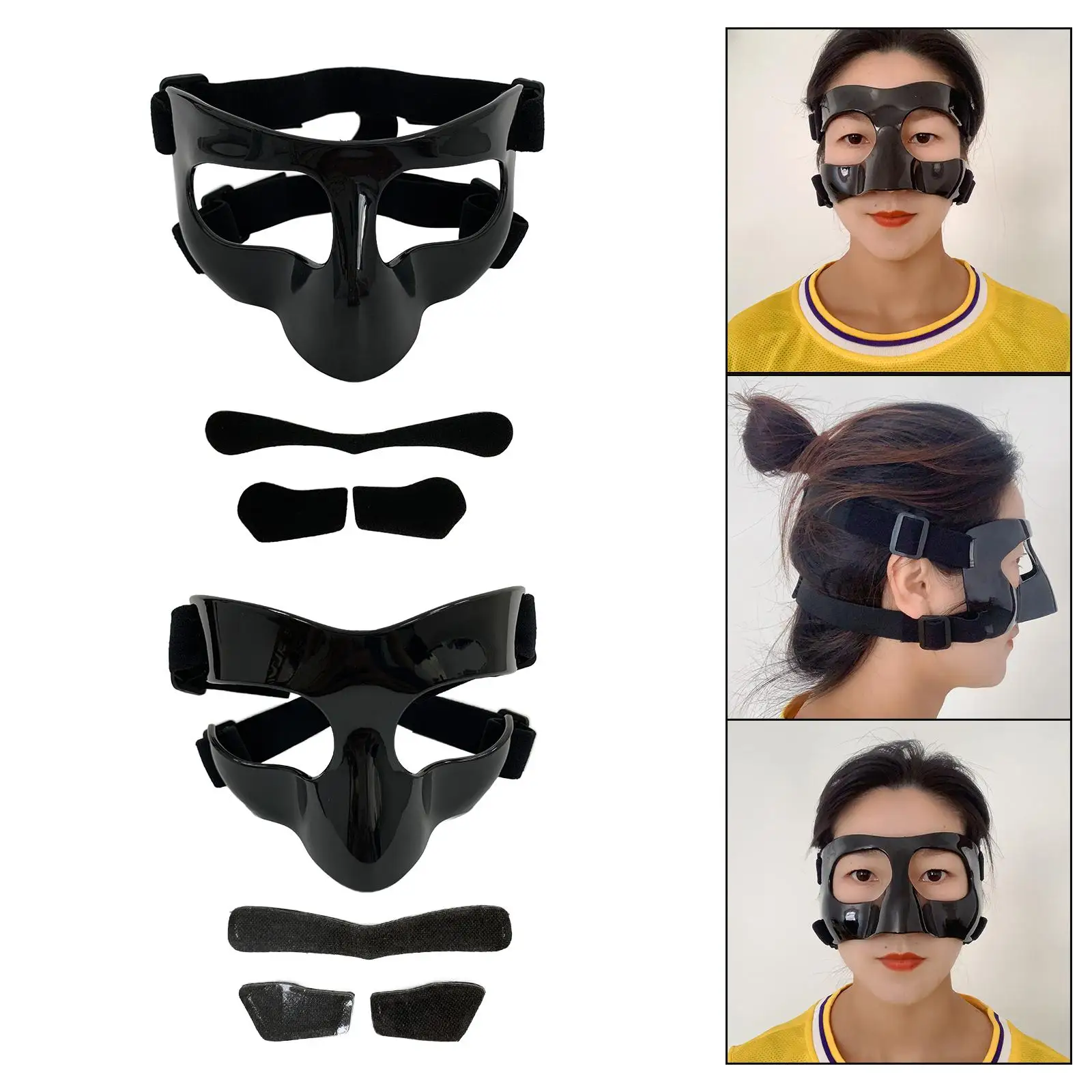 Basketball Mask Nose Guard Face Shield for Football Gym Exercise Soccer