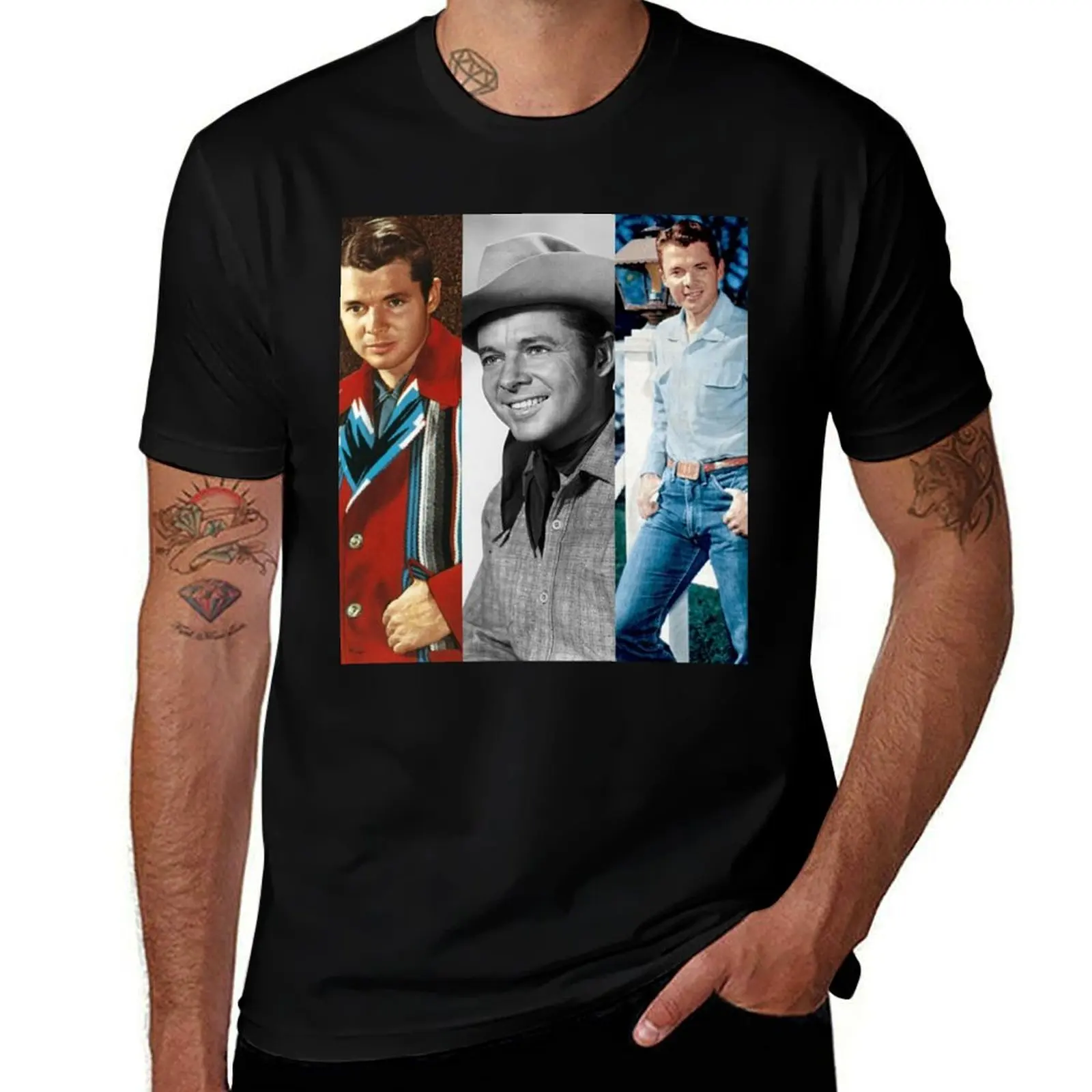 Audie Murphy collage T-Shirt Christmas Casual Tee Shirt T-Shirt