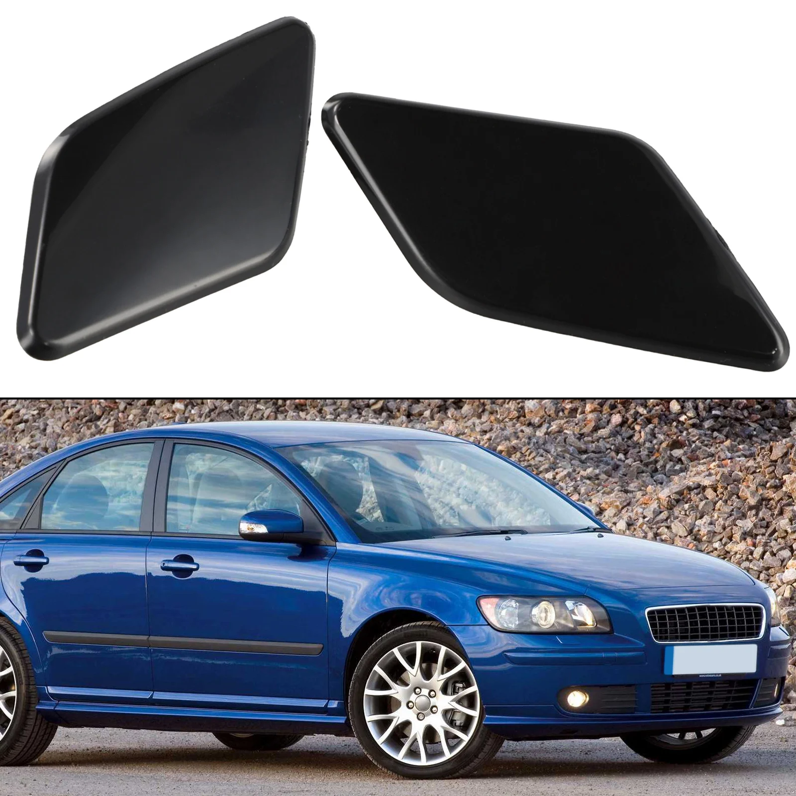 

High-strength Headlight Washer Cover Washer Cover Car Accessories Front Bumper Trim Headlight Washer Cover Washer Cover Cap