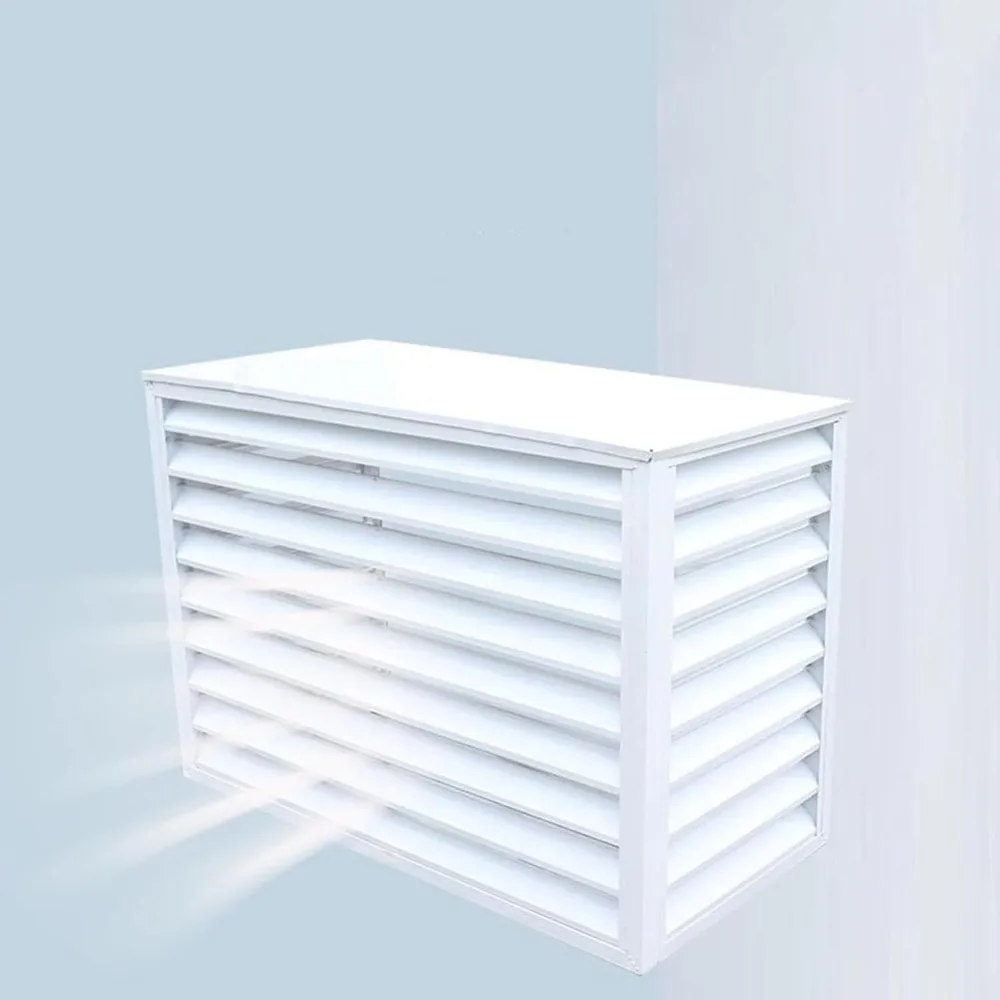 

Air Conditioner Fence for Outside, Mini Split AC Cover, Aluminum, Sun Protection, Independent AC Enclosures
