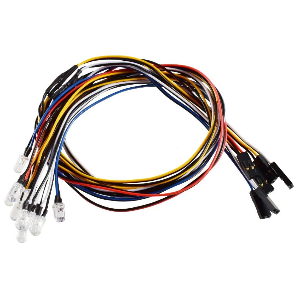 DUMBORC FZD Simulation Licht Controller LED System Kit 4,2-12,4 V für 1/10 1/8 RC Auto Lkw Boot TAMIYA CC01 4WD Axial SCX10 Teil – Detail 14