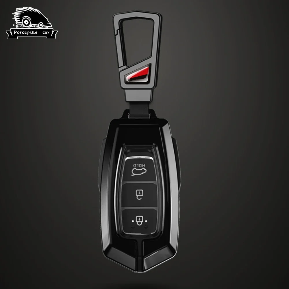 3/4/5 Buttons PC Car Key Case Cover Keychain for Hyundai I30 Ix35 KONA Encino Solaris Azera Grandeur Ig Accent Santa Fe Palisade