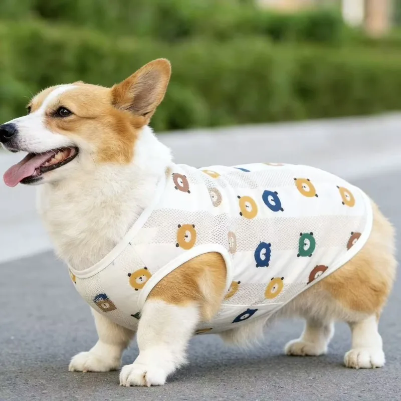 

Breathable Mesh Pet Vest Thin Style for Spring Summer Autumn, Suitable Small Medium Large Dogs French Bulldog Practical