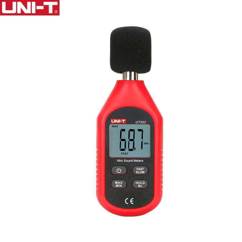 New UNI-T UT353 Noise Measuring Instrument db Meter 30~130dB Mini Audio Sound Level Meter Decibel Monitor