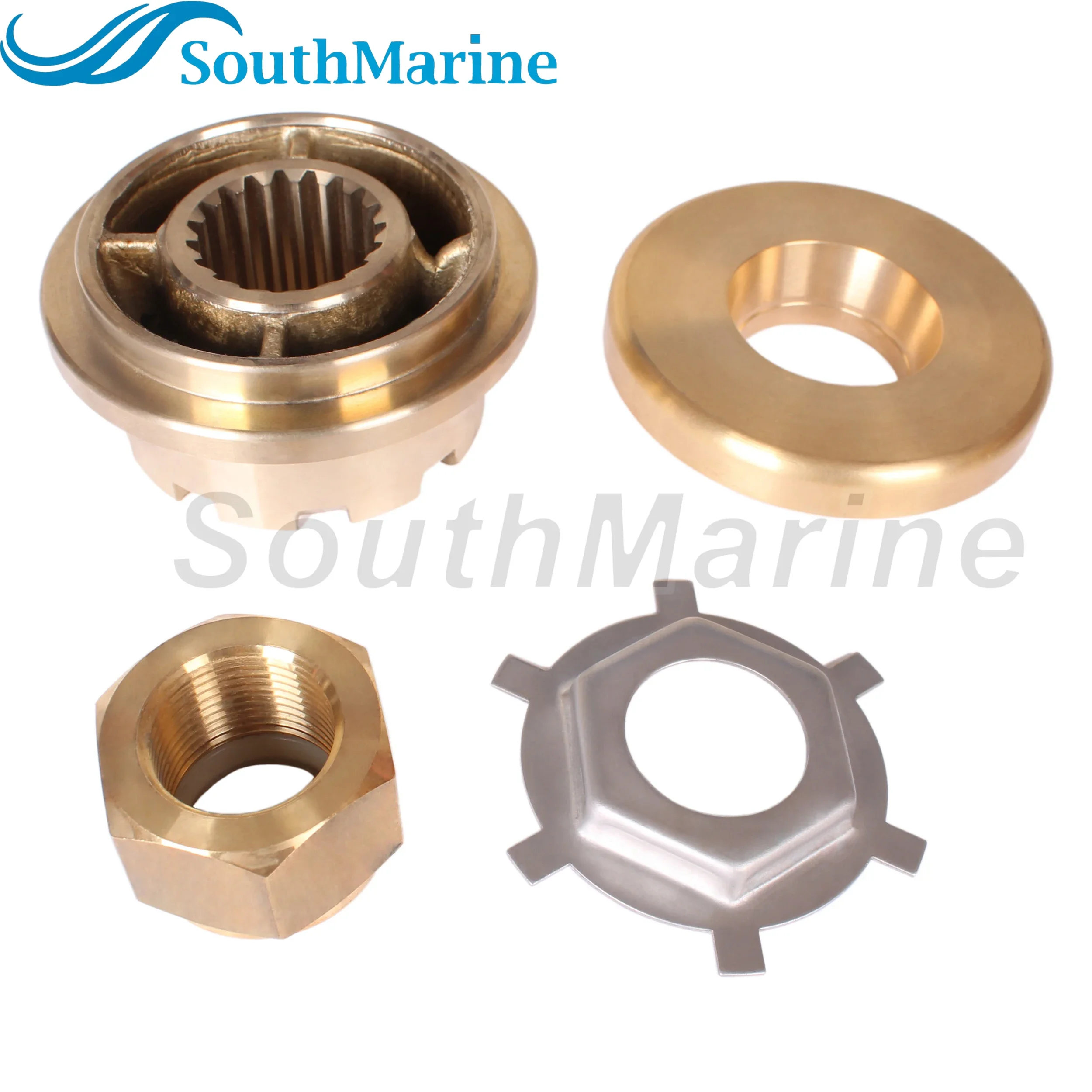 

Outboard Motor 55073A2 Washer, 55074T Thrust Hub, 34817 Tab Washer, 82671127 Propeller Nut for Mercury Mercruiser Quicksilver BR