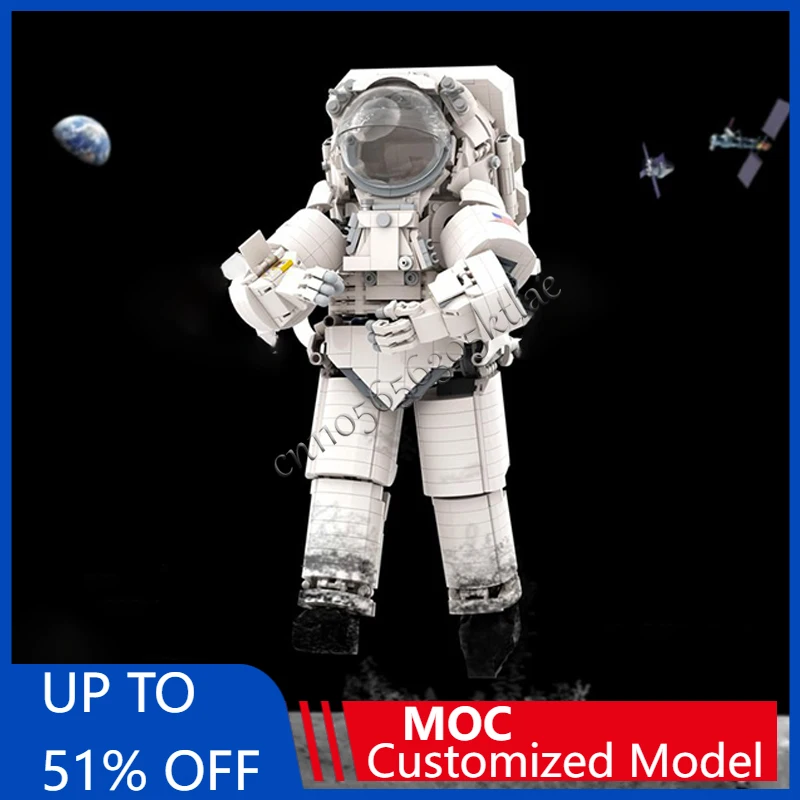 

1818Pcs MOC Customize Space Series SPACESUIT Model Building DIY Block Originality Assembly Bricks Birthday Christmas Toys Gifts