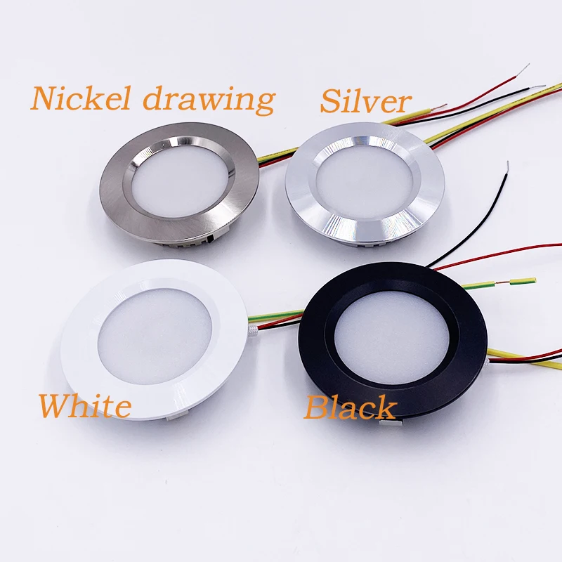 مصباح Led صغير 230 فولت 3 واط LED بقعة ضوء سليم السقف راحة الأضواء D55mm المنزل فندق غرفة المعيشة ضوء لمبة المطبخ RV Downlig