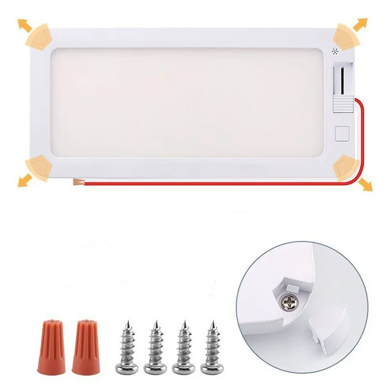 12V RV LED Lights Interior, Camper Lights Interior, Energy-efficient RV Ceiling Light for Trailer Boat Car