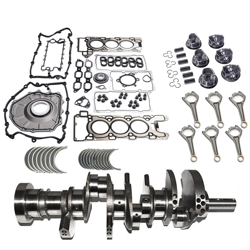 

AJ126 Engine Rebuild Kit / Crankshaft / Gasket kit Connecting Rods For Jaguar Range Rover 3.0L V6 New w/ 1 year warranty