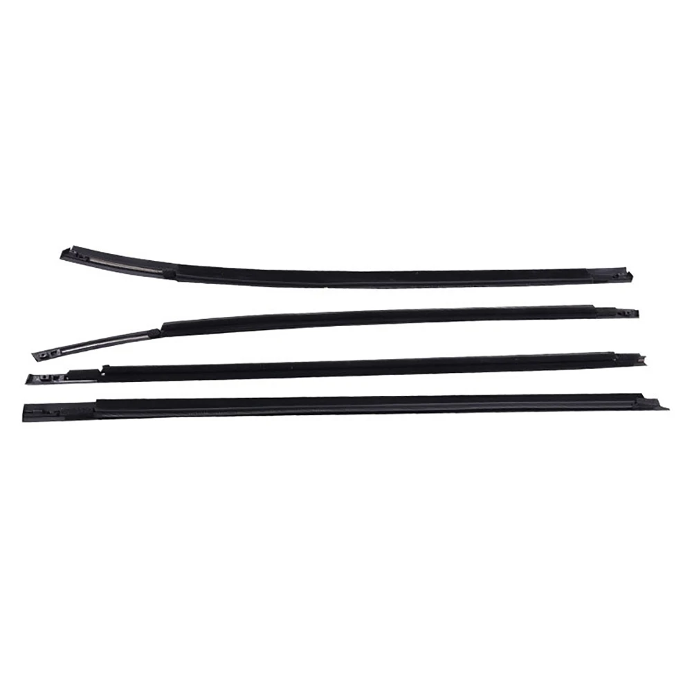 4Pcs Window Glass Weatherstrip For Hyundai Tuscon IX35 2010-2015 Door Outer Seal Belts Pressure Sealing Strip 82210-2S000