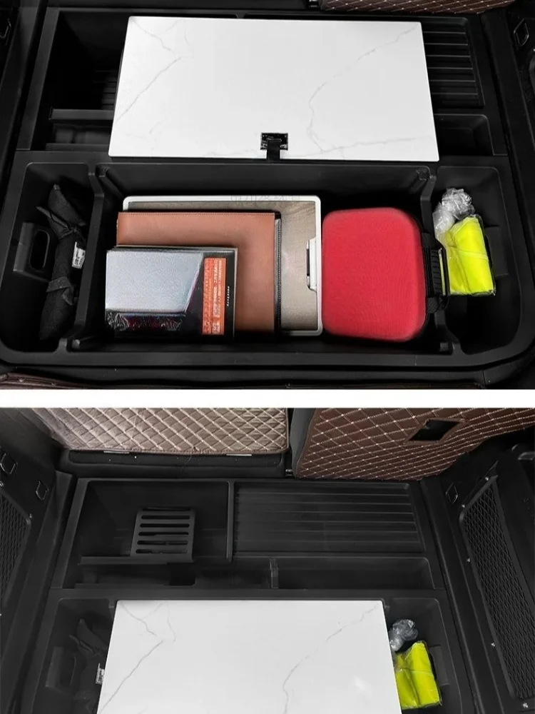 Rear Trunk Storage Box Boot Tail Organizer For Jetour Traveler 2023 2024 High-end/low-end  Interior Tidying Accessories