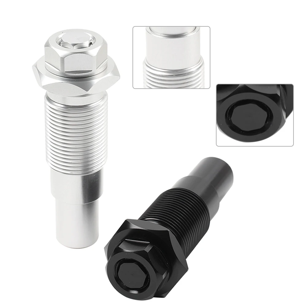 Aluminum Motorcycle Timing Cam Chain Tensioner Adjuster For Polaris RZR S 1000 570 General 1000 Black/Chrome