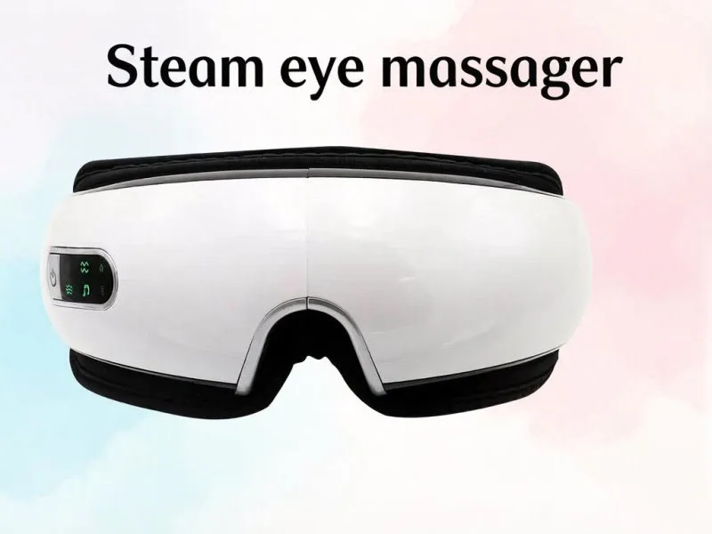 Steam Eye Massager, Hot Compress Bluetooth Eye Mask, Air Pressure Eye Protection Device, Eye Massager