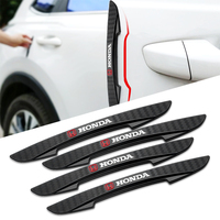 4pcs Rubber Car Door Edge Anti-Collision Stickers Bumper Protector Strip For Honda Odyssey CITY Fit CIVIC Legend Accord Jazz CRV