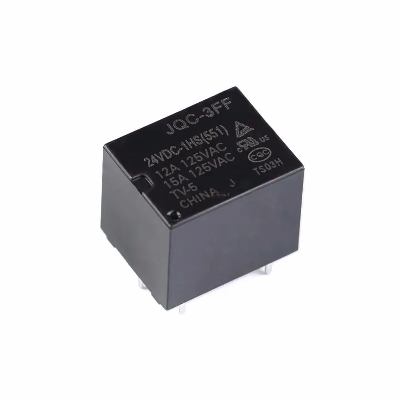

10 шт. HF JQC-3FF 005/012/024-1HS 4-контактный комплект 10А нормально разомкнутых электромагнитных реле