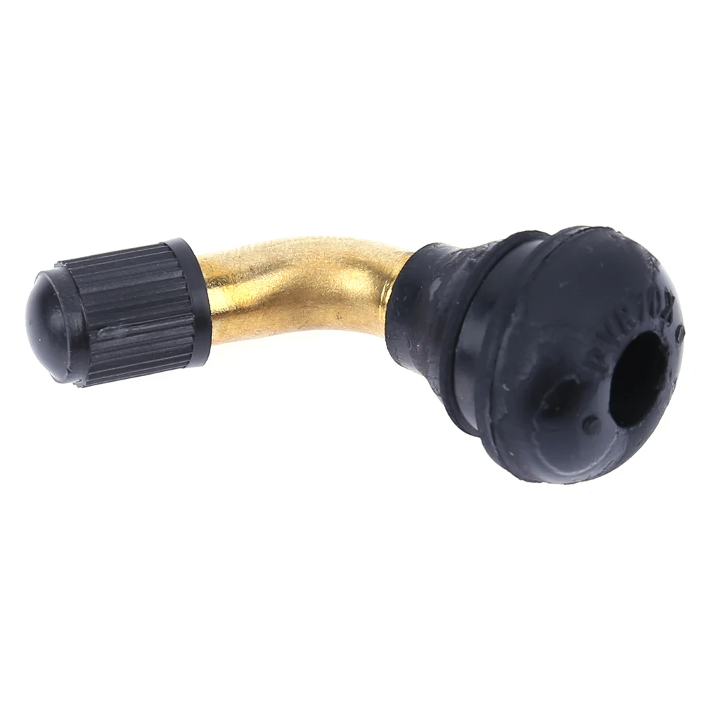 6/2pcs Rubber Brass Motorcycle Tubeless Tyre Valve Stems PVR70 60 50 Valve Stems Tubeless Tyre For Electric Scooter Bike