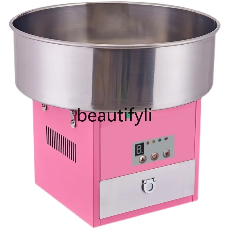 Cart Marshmallow Machine Commercial Automatic Electric Fancy Brushed Electric Tropical Car Marshmallow Machine