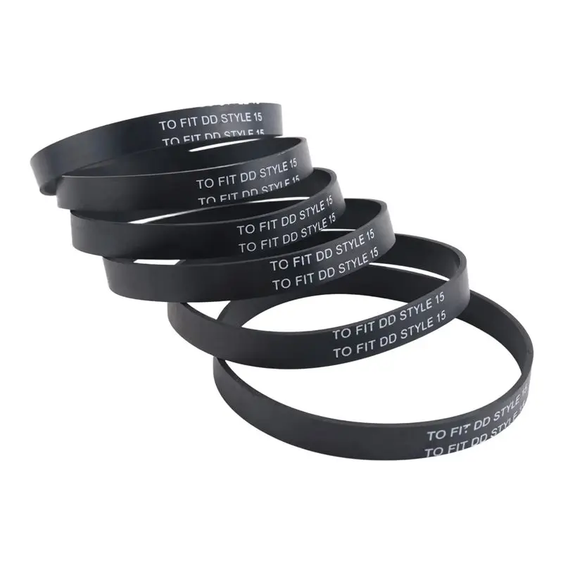 AEE4-6 Pieces Replacement Vacuum Cleaner Knurled Belt Compatible For Dirt Devil Style 15 Upright Vacuum Cleaner