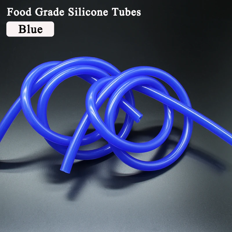 

1~10M Blue Food Grade Silicone Tube Rubber Hose ID0.5~32mm Flexible Aquarium Air Irrigation Pipes Water Connector Garden Hoses