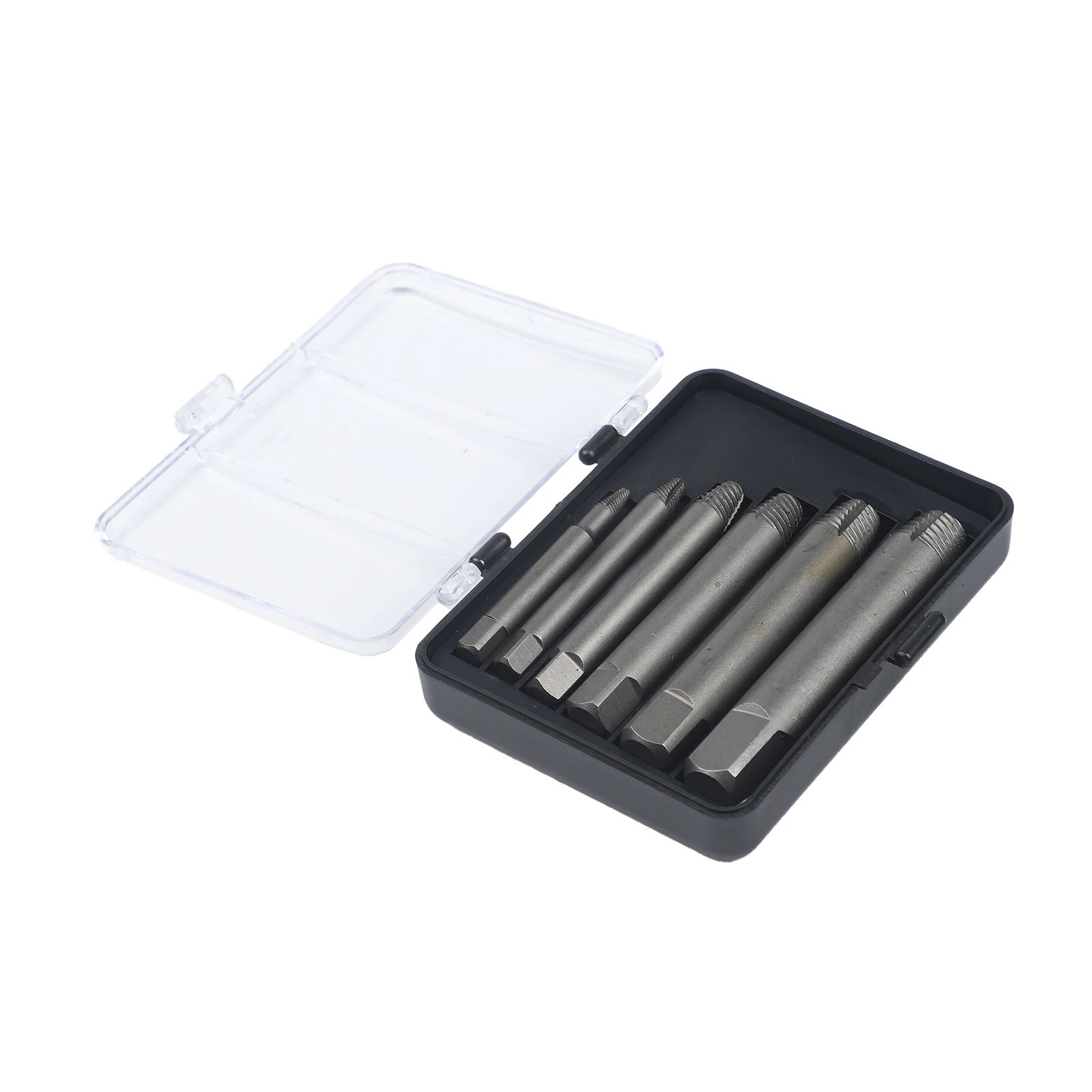 DIY Repair Mechanic Workshop Black Screw Extractor Set Fine Thread Teeth Extractor Tools Bolt Removal Tool HSS High-speed Steel