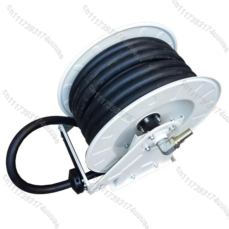 10‑25M Retractable Fuel Hose Reel with Automatic Refueling Gun, for Garden Watering Vehicle Tank Truck Washing