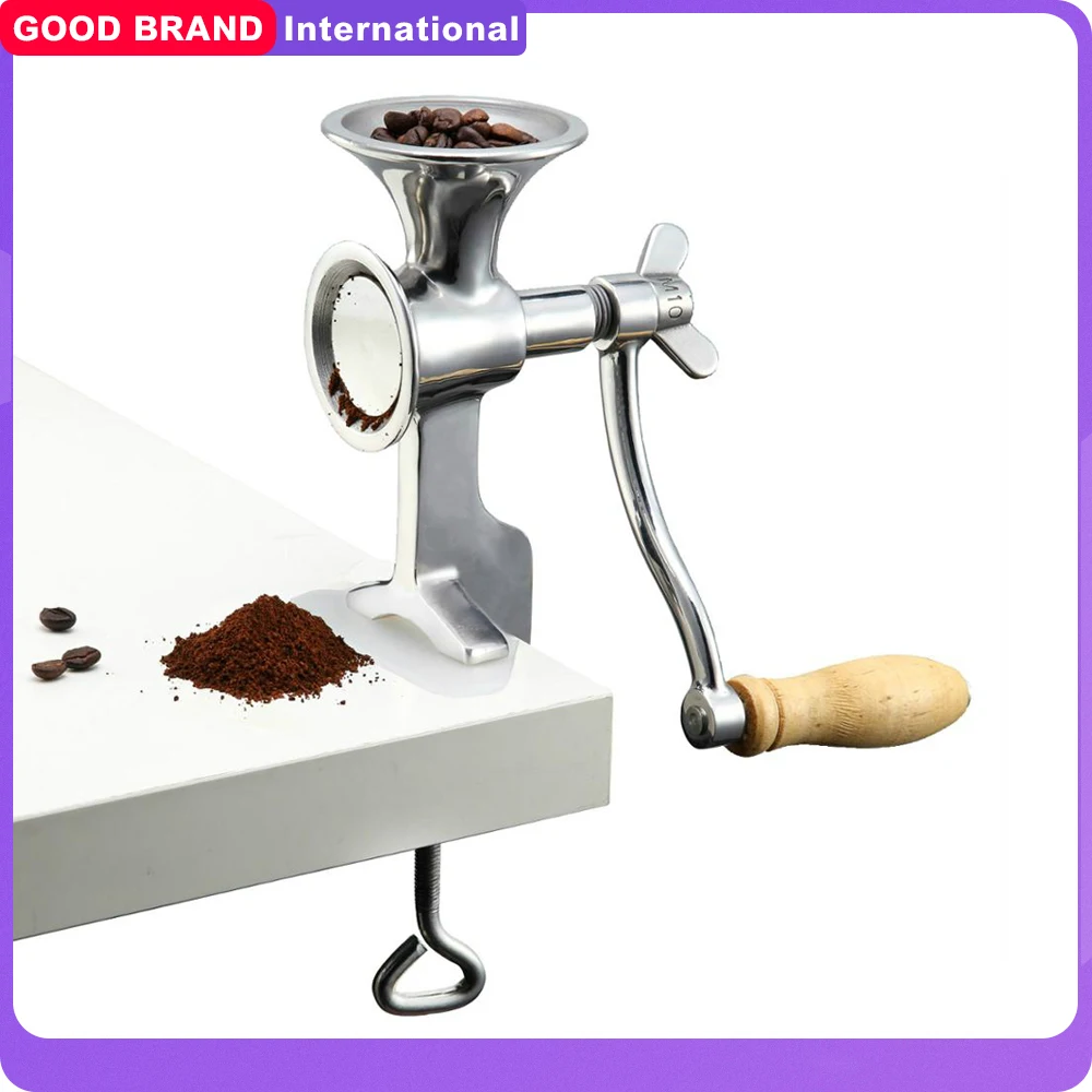 Professional Manual Grain Grinder, Hand Crank Grain Mill, 304 Stainless Steel Wheat Grinder, Wooden Handle Corn Grinder Hand Crank, Manual Coffee... Professional Manual Grain Grinder, Hand Crank Grain Mill, 304 Stainless Steel Wheat Grinder, Wooden Handle Corn Grinder Hand Crank, Manual Coffee...
